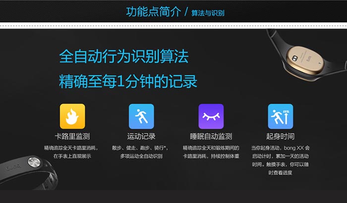 智能运动防水手表手环