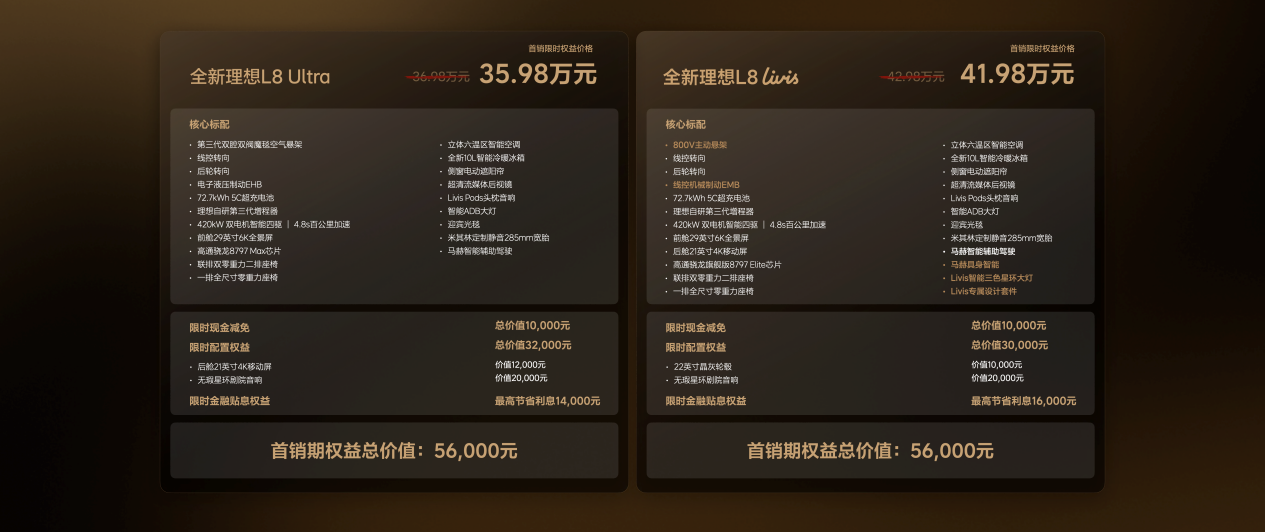 理想汽车发布全新五座旗舰SUV理想L8两款车型售价3698万元起(图11)