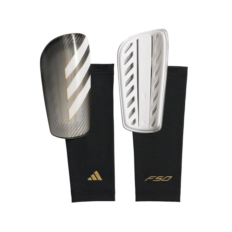 开启绿茵场上的护盾：adidas舒适三条纹足球运动护腿板点燃激情与安全！(图1)